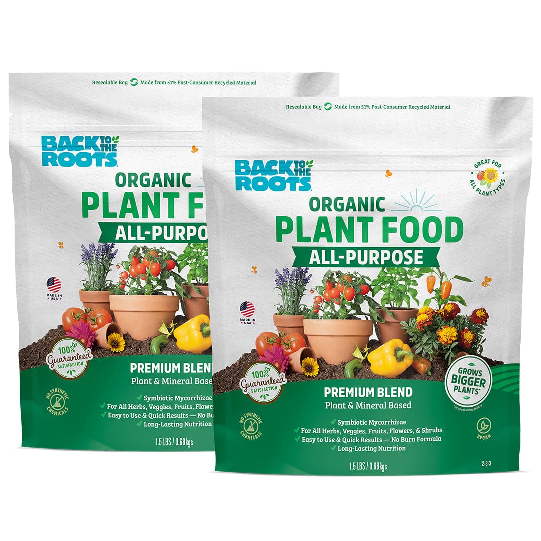 back to the roots organic indoor plant food Natural & Organic ALL-PURPOSE Plant Food 2-Pack – Back to the Roots
