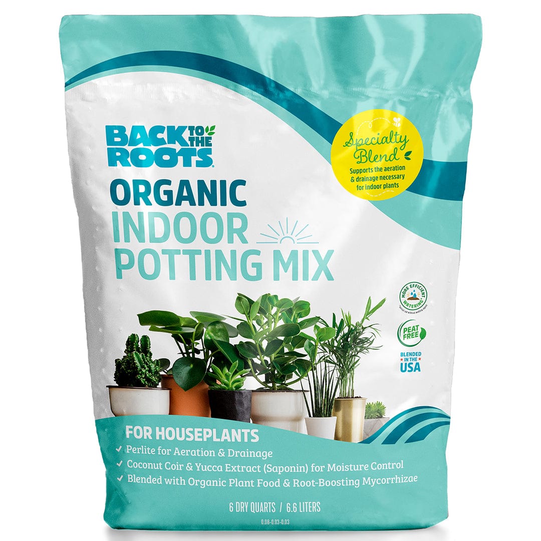 can you use outdoor potting mix for indoor plants Organic Indoor Potting Mix Specialty Blend (6 QT)