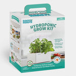 Compact hydroponic grow kit box with handle, featuring fresh green herb plants on the front panel. - Online Exclusive: Back to the Roots LED Indoor Garden - Default Title - Back to the Roots