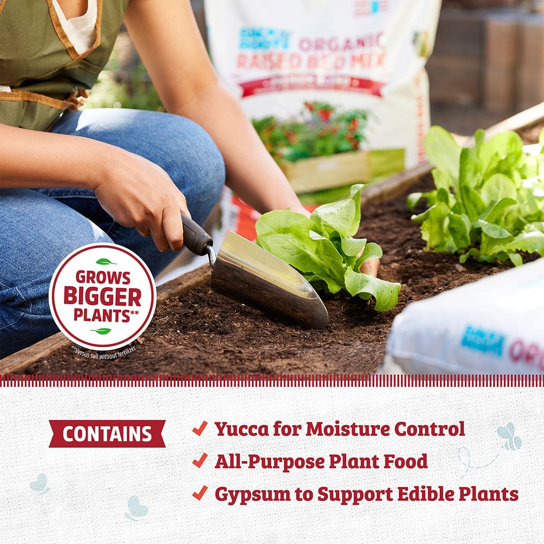 Organic Premium Blend Raised Bed Mix 1 cu.ft. – 4 Pack
