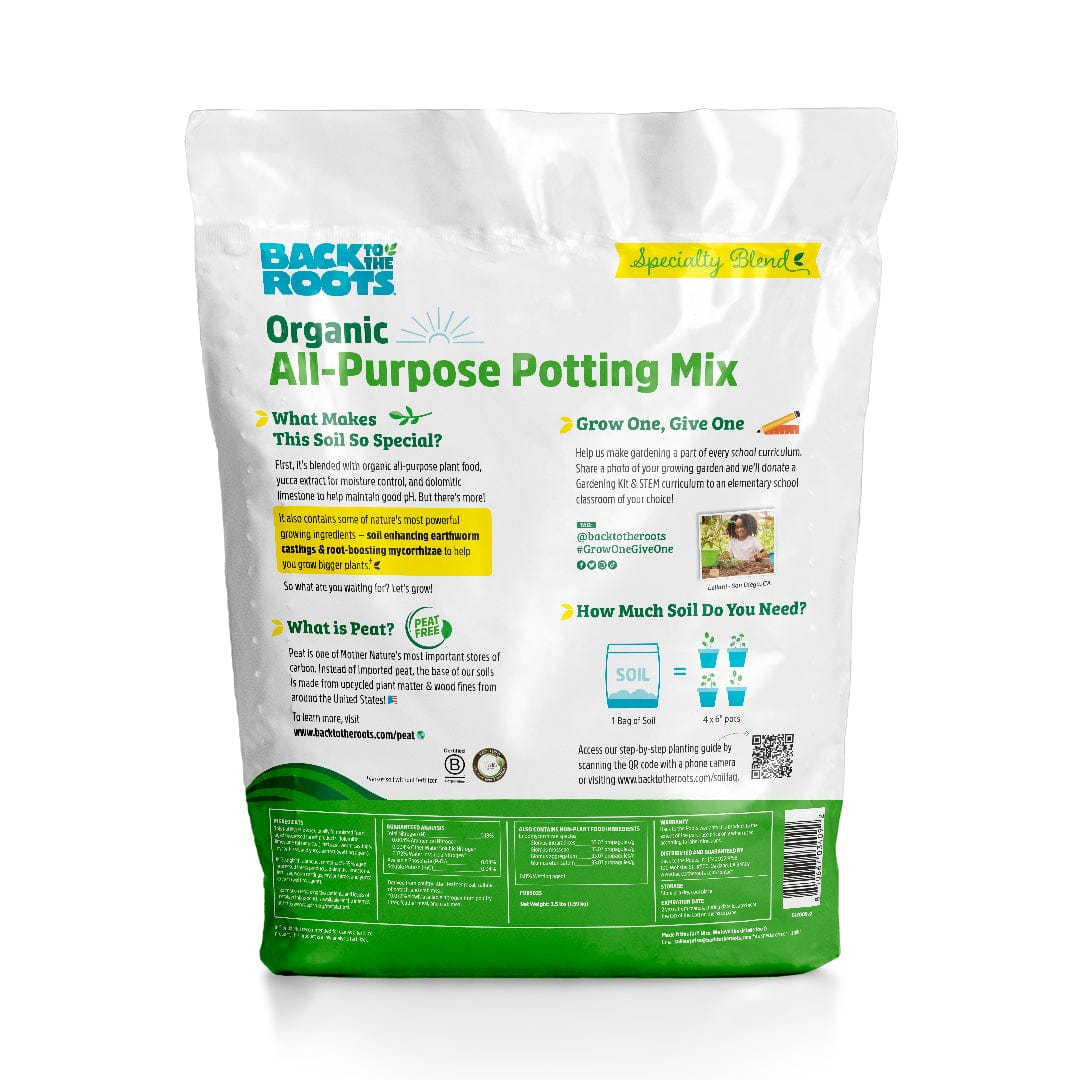 Organic All-Purpose, Peat-Free Premium Potting Mix (6 QT)