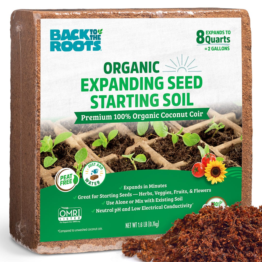 Organic Expanding Seed Starting Soil (8 QT)