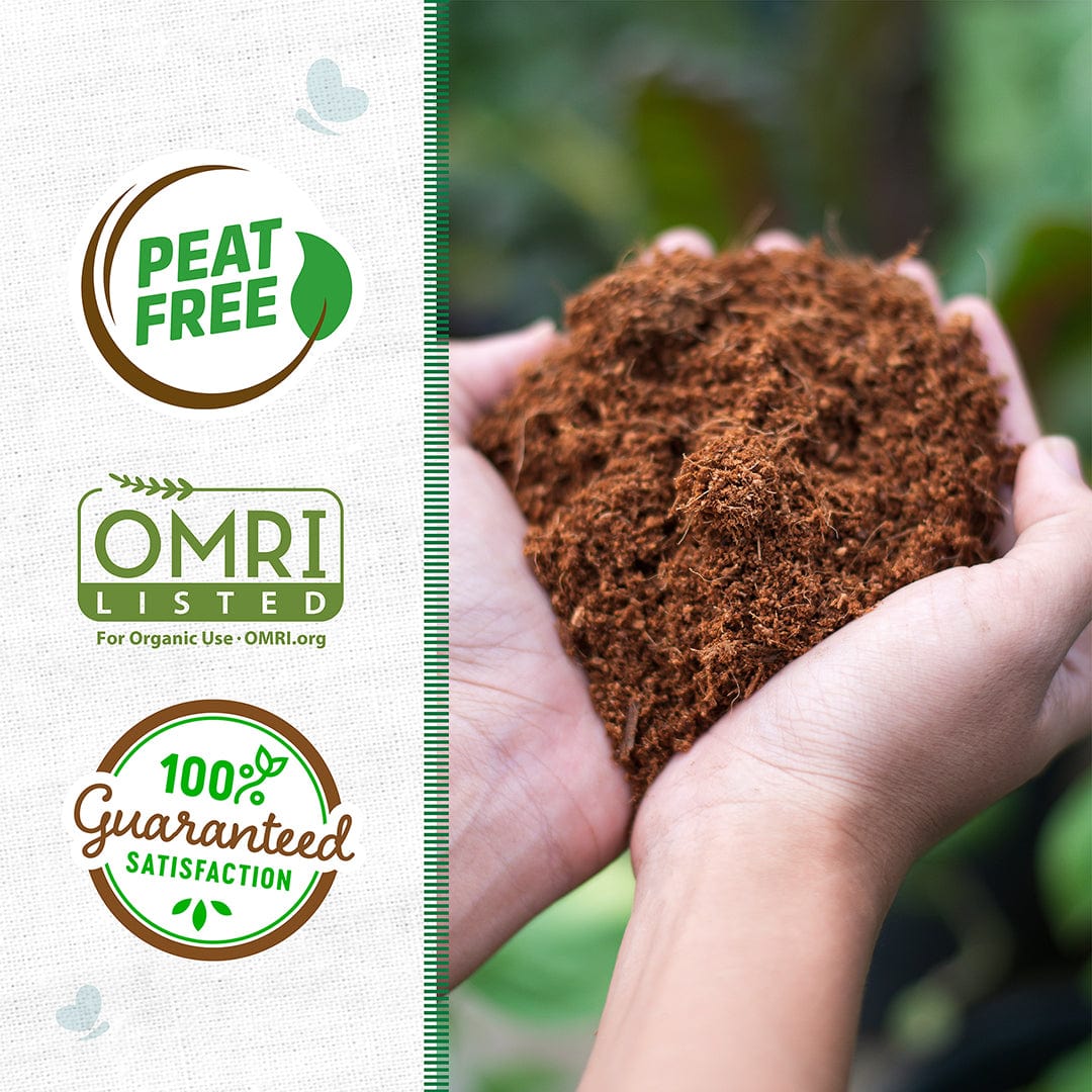 expanding soil concentrated potting mix Organic Expanding Seed Starting Soil (8 QT)