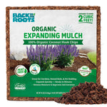 10lb block of organic expanding coconut coir mulch with green and white labeled packaging. - Organic Coconut Coir Mulch 10lb Block - Default Title - Back to the Roots
