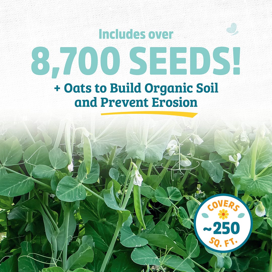 Organic Field Pea (with Oats) Cover Crop Seeds – Back to the Roots