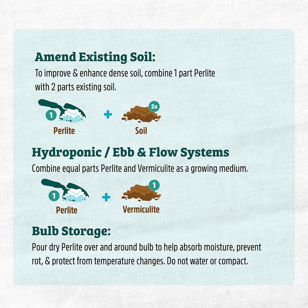 Organic Perlite - Premium Horticultural Grade (8 Quart)