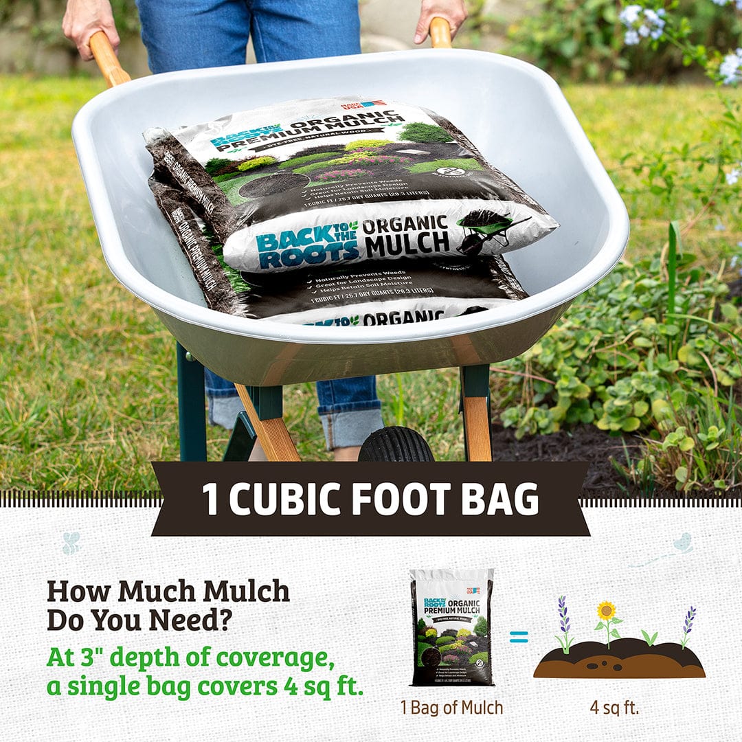 Organic Premium Mulch — Natural Wood (120 1 cu. ft. Bags) – Ready