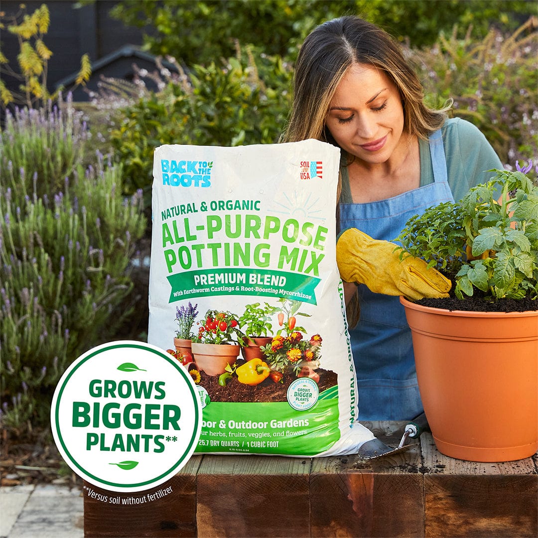 Organic Premium Blend Potting Mix 1 cu.ft. – 2 Pack