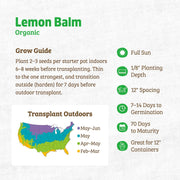 Organic Lemon Balm Seeds