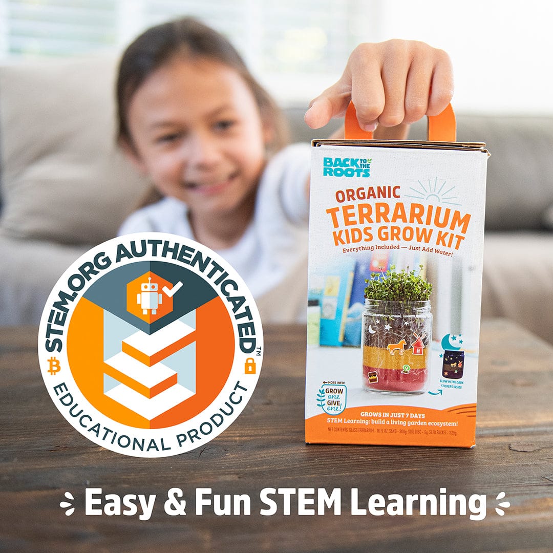 Organic Terrarium Kids Grow Kit 2pack bundle – Back to the Roots
