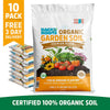 Organic Premium Blend Garden Soil 1 cu.ft. – 10 Pack