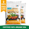 Get two 1 cu.ft. bags of Back to the Roots Organic Premium Blend Garden Soil (2 Pack), 100% organic and enriched for herbs, veggies, fruits, and flowers. Enjoy free 2-day delivery.