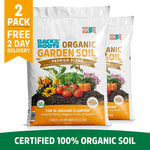 Get two 1 cu.ft. bags of Back to the Roots Organic Premium Blend Garden Soil (2 Pack), 100% organic and enriched for herbs, veggies, fruits, and flowers. Enjoy free 2-day delivery.