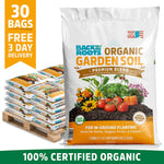 Organic Bulk Garden Soil (30 1 cu. ft. Bags)
