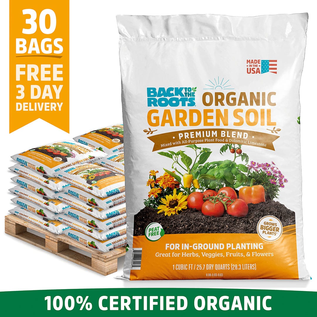 Organic Bulk Garden Soil (30 1 cu. ft. Bags)