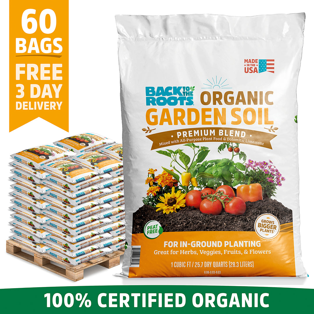 Organic Bulk Garden Soil (60 1 cu. ft. Bags)