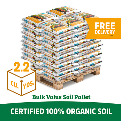 Organic Bulk Garden Soil (60 1 cu. ft. Bags)