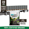Back to the Roots Organic Mulch: Bulk Half Truckload includes 22 cubic yards (600 bags on 10 pallets); 100% certified organic, promotes weed prevention, and comes with free 2-day delivery for your landscape.