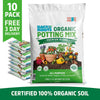 Organic Premium Blend Potting Mix 1 cu.ft. – 10 Pack