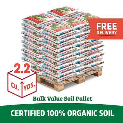 Organic Bulk Raised Bed Soil (60 1 cu. ft. Bags)