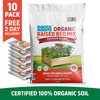 Get a 10-pack of Back to the Roots Organic Premium Blend Raised Bed Mix (1 cu.ft. bags), 100% organic and perfect for vegetables and edible plants, with free 2-day delivery.