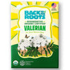 Bright yellow and green packet of Back to the Roots organic valerian seeds featuring white valerian flowers and leaves. - Organic Valerian Seeds - Default Title - Back to the Roots