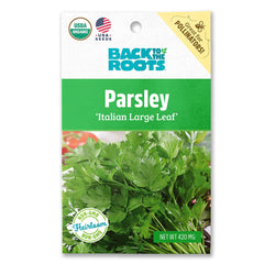 Organic Parsley Seeds — 'Italian Large Leaf'