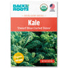 Back to the Roots Organic Kale Seeds — 'Dwarf Blue Curled Vates' are organic, non-GMO, and USA-grown—ideal cool weather seeds for growing healthy greens at home.
