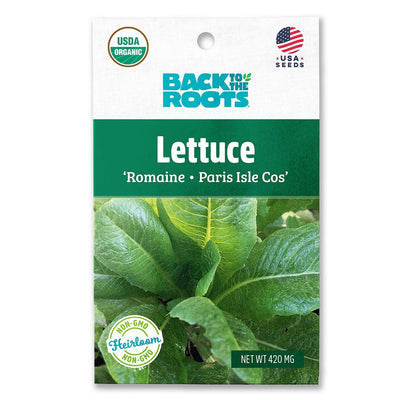 Organic Lettuce Seeds — Romaine • 'Paris Isle Cos'