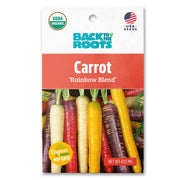 Organic Carrot Seeds — 'Rainbow Blend'