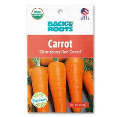 Organic Carrot Seeds — 'Chantenay Red Cored'