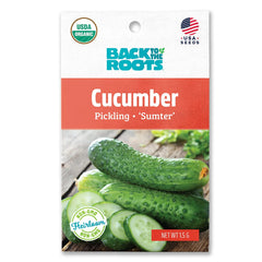 Organic Cucumber Seeds — 'Pickling • Sumter'