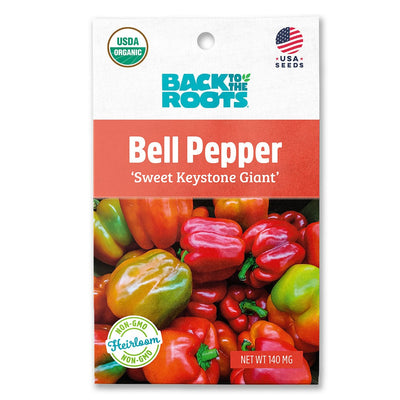 Organic Bell Pepper Seeds — 'Keystone Giant'