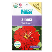 Organic Zinnia Seeds — 'Red Beauty'