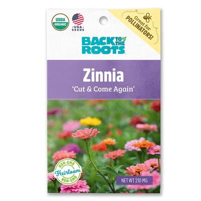 Organic Zinnia Seeds — 'Cut and Come Again'