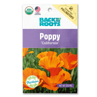 Organic Poppy Seeds — 'California'