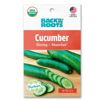 Organic Cucumber Seeds — 'Slicing • Muncher'