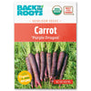 Packet of USDA organic Purple Dragon carrot seeds with image of deep purple carrots on green foliage background. - Organic Carrot Seeds — 'Purple Dragon' - Default Title - Back to the Roots