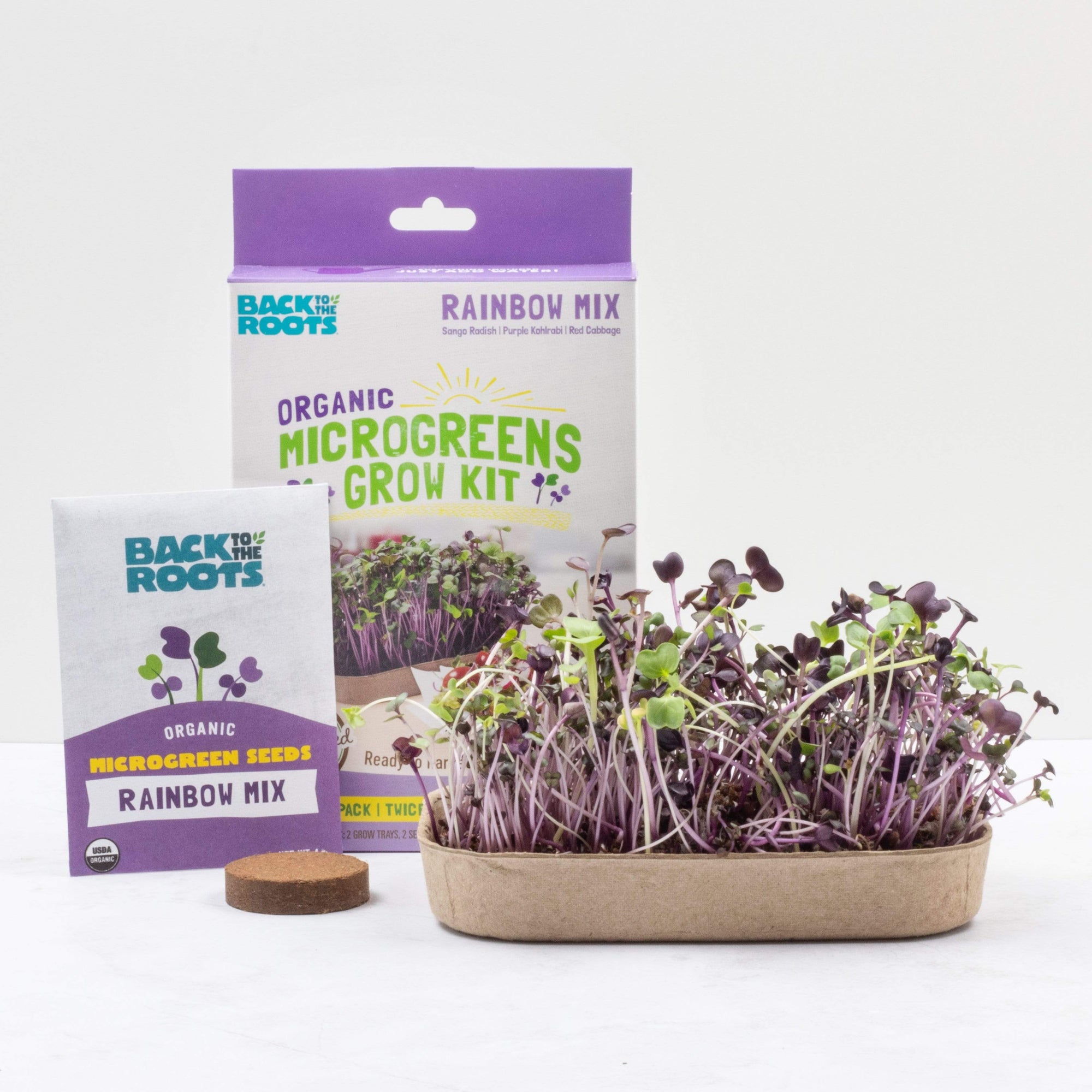 Organic Microgreens Kit, Variety 3-Pack 🌱