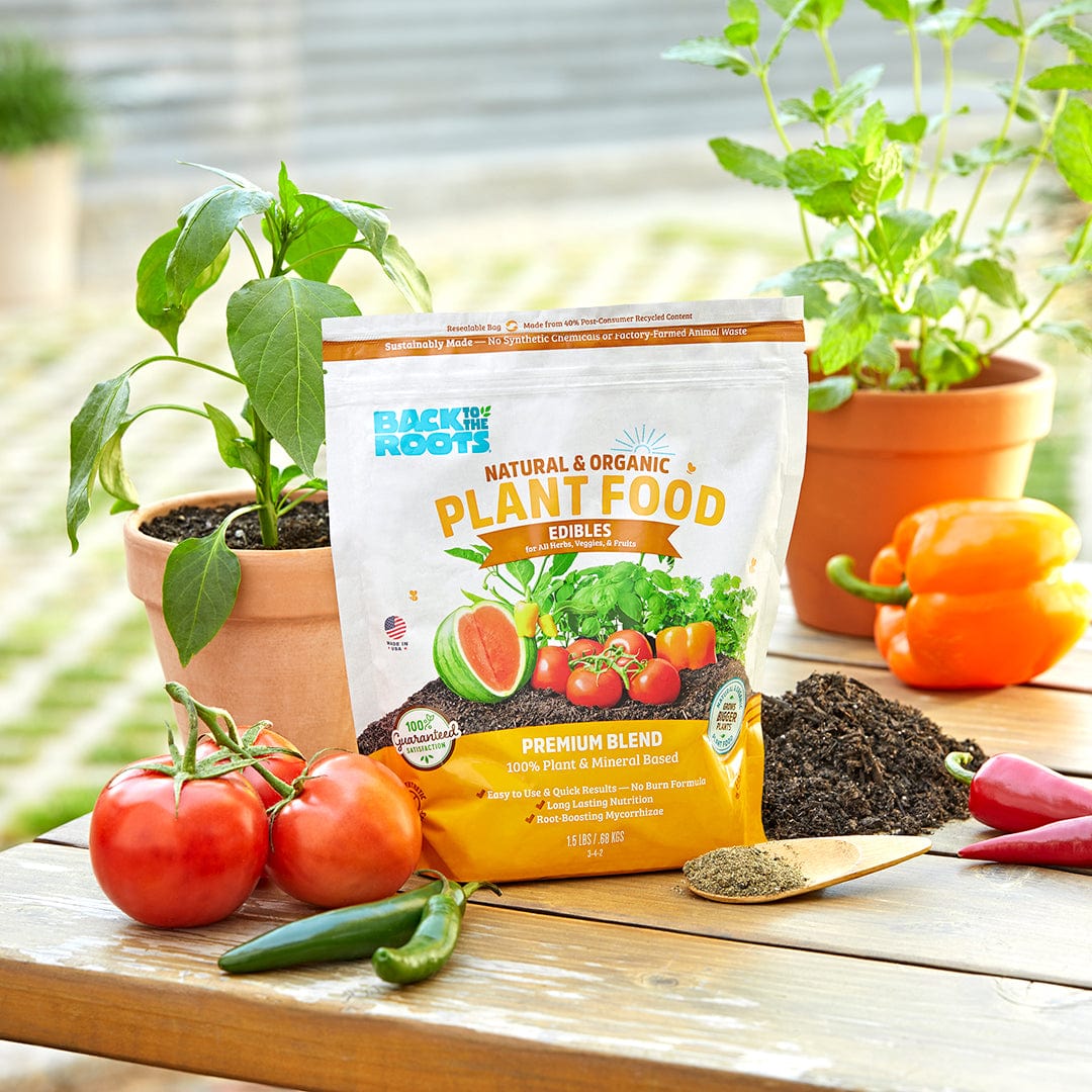 back to the roots indoor plant food Natural & Organic EDIBLES Plant Food