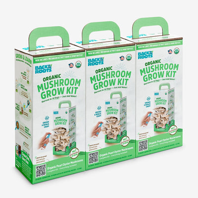 Organic Mushroom Grow Kit Gifting Bundle 	🎁, Value 3-Pack