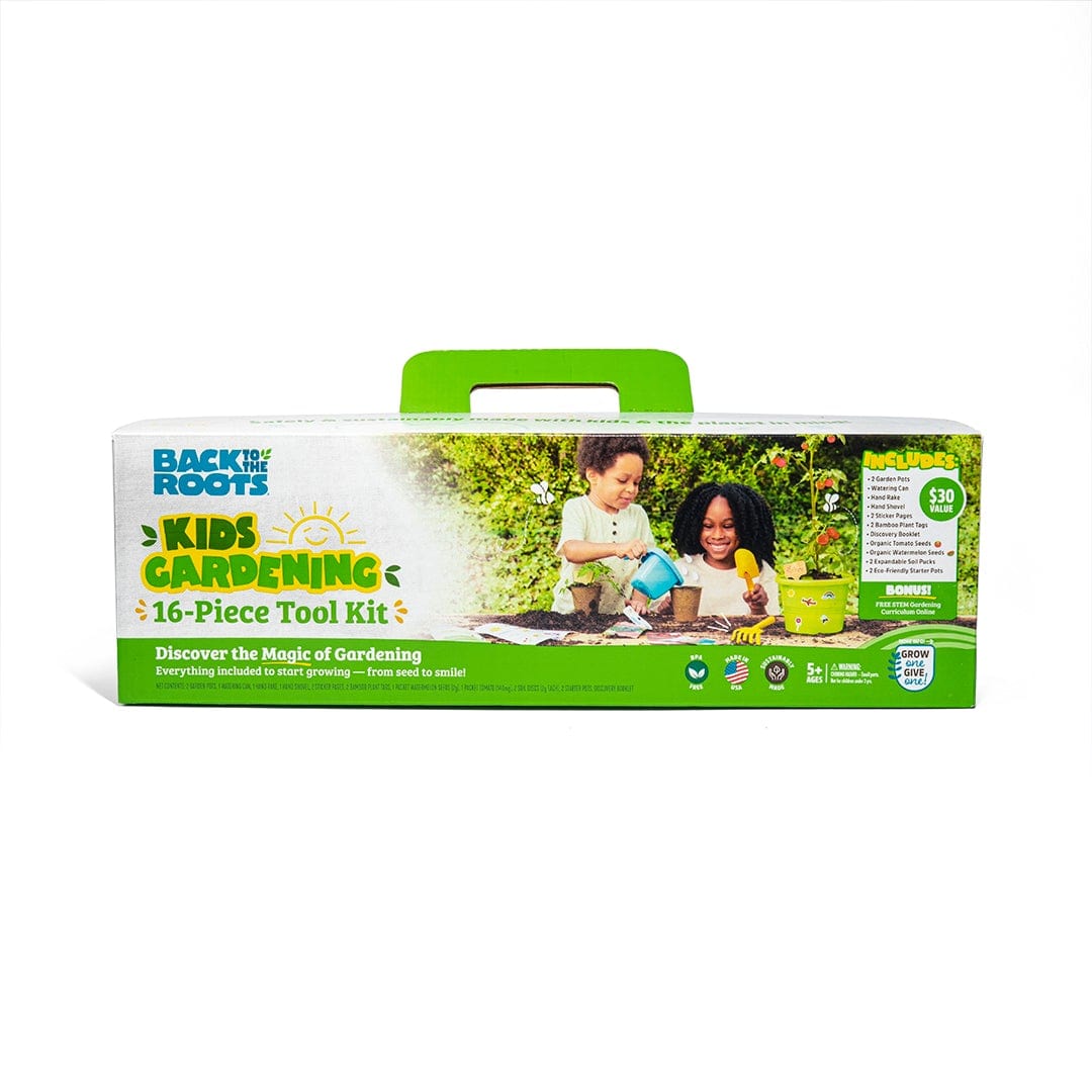 Kids Gardening 16-Piece Kids Tool Kit – Back to the Roots