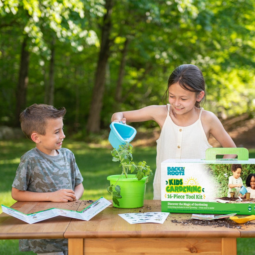 Kids Gardening 16-Piece Kids Tool Kit – Back to the Roots