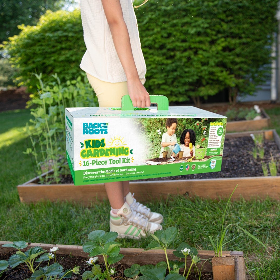 Kids Gardening 16-Piece Kids Tool Kit – Back to the Roots