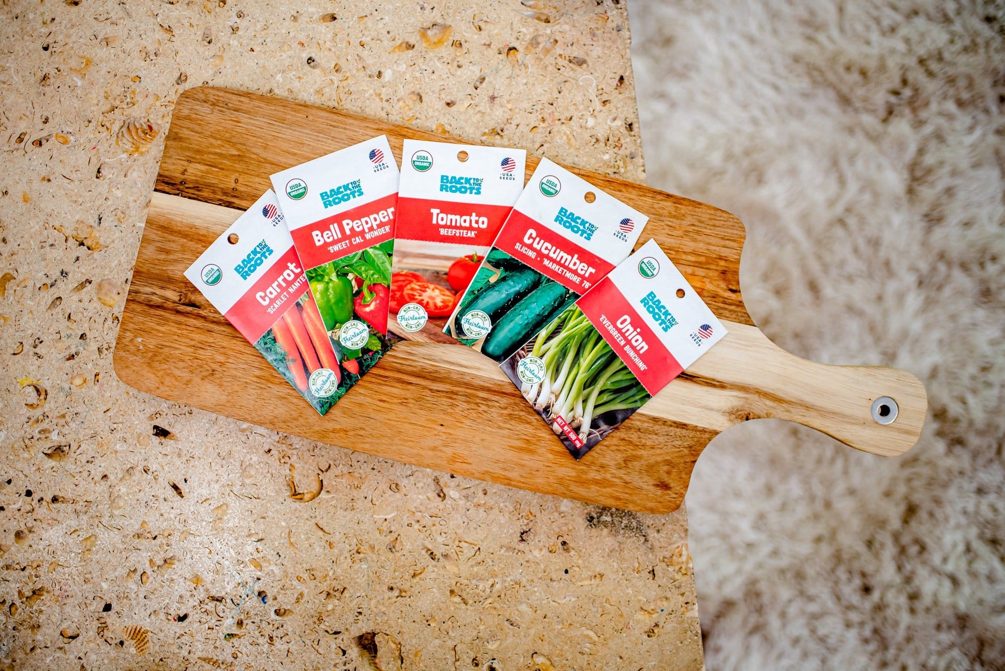 back to the roots organic garden essentials vegetable seeds variety Organic Beginner's Garden 10-Pack Seed Bundle – Back to the Roots