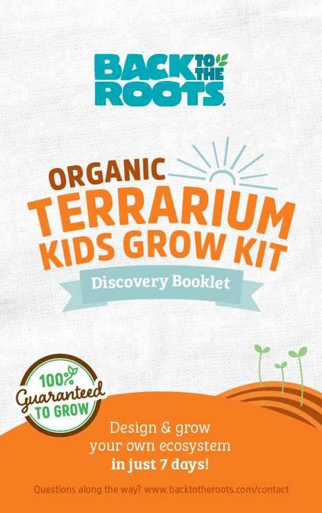 Back to The Roots Organic Terrarium Kids Grow Kit